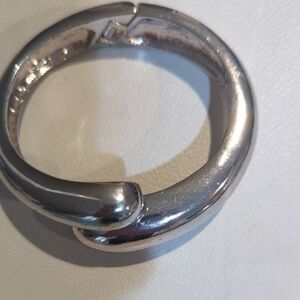 Silver Hoop Bracelet